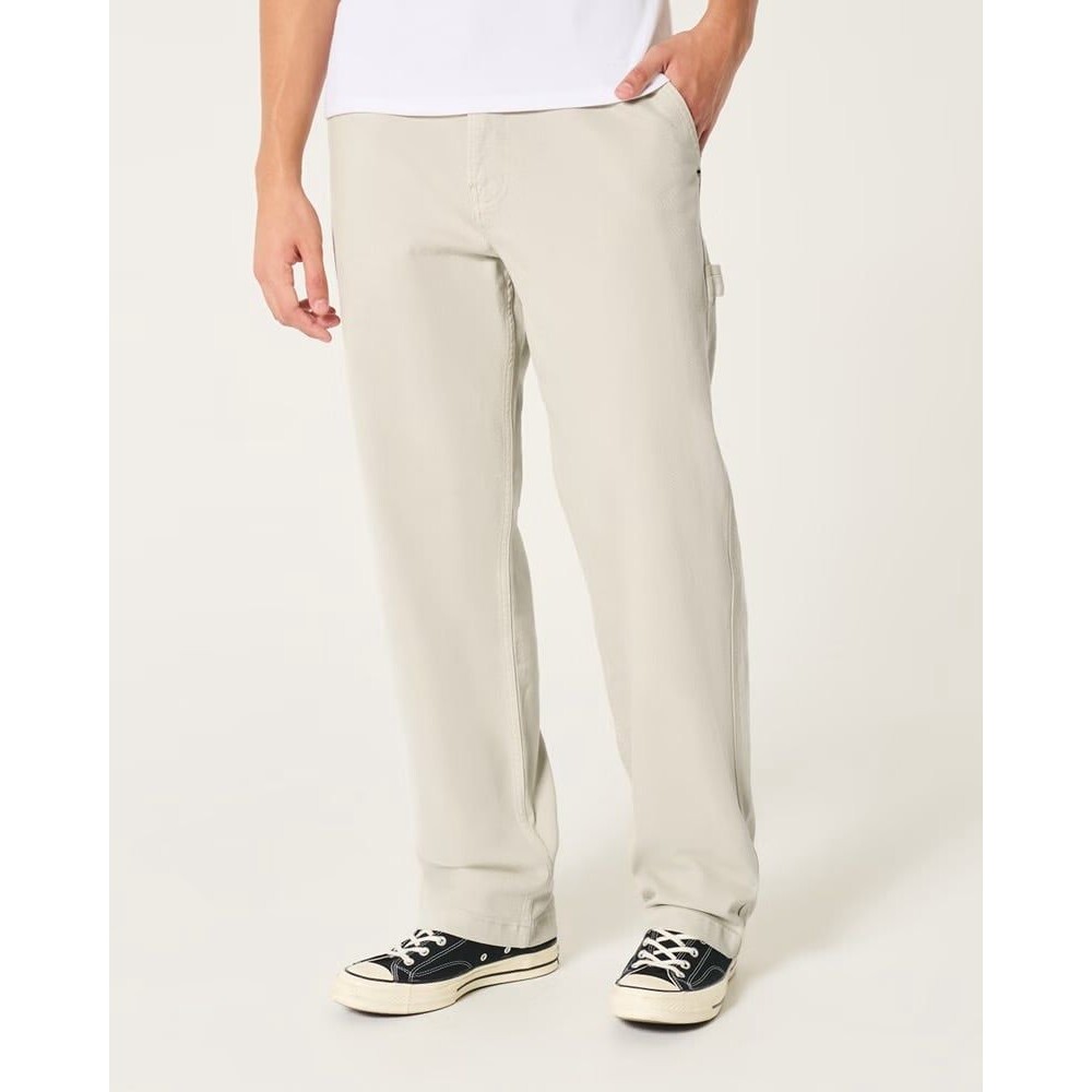 Hollister Men's Light Tan Baggy Jeans -- 36x30 - NWT